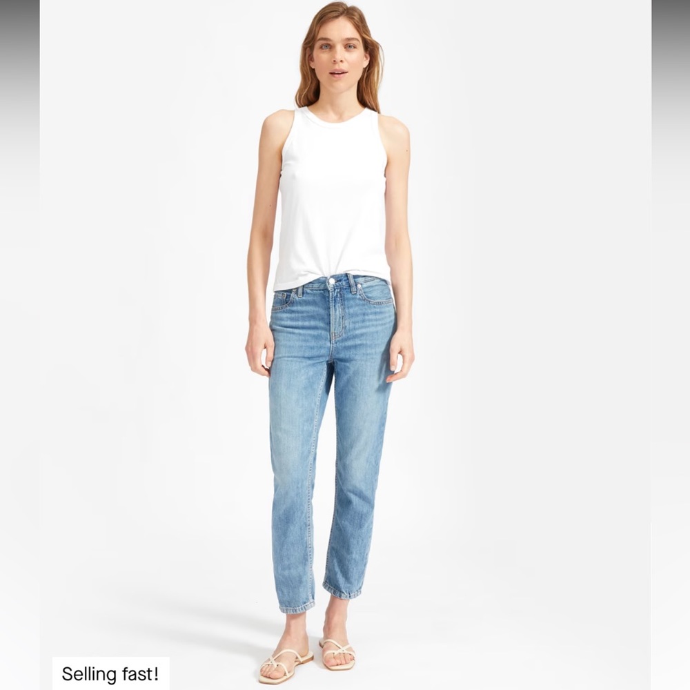 Everlane The Super Soft Relaxed Summer Jean in Vintage Blue